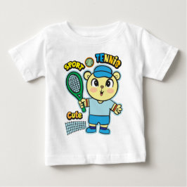 Camiseta Para Bebê Bear tênis