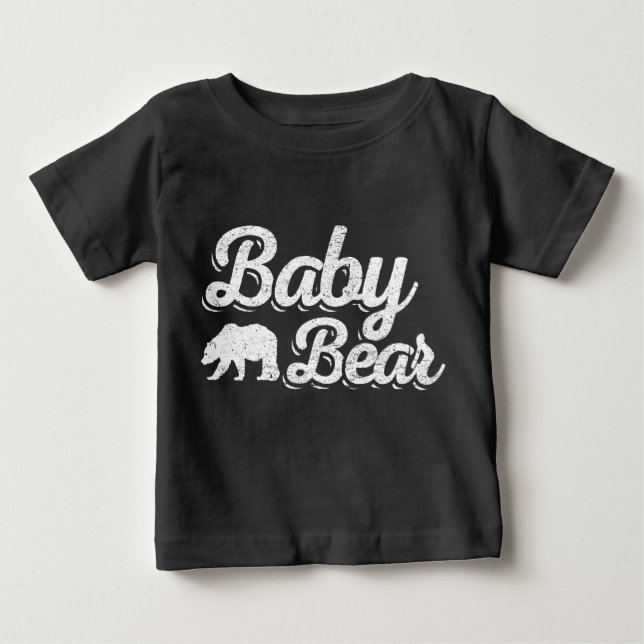 Camiseta Para Bebê Bear Urso (Frente)