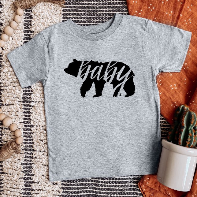 Camiseta Para Bebê Bear Urso | Família Correspondente (Criador carregado)