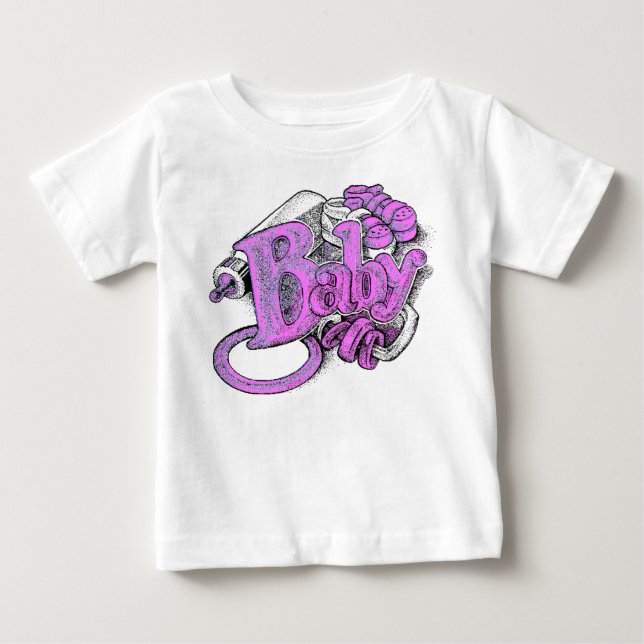 Camiseta Para Bebê Bebê (Frente)