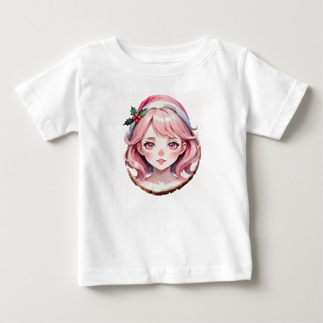 Camiseta Para Bebê Bebê (Frente)