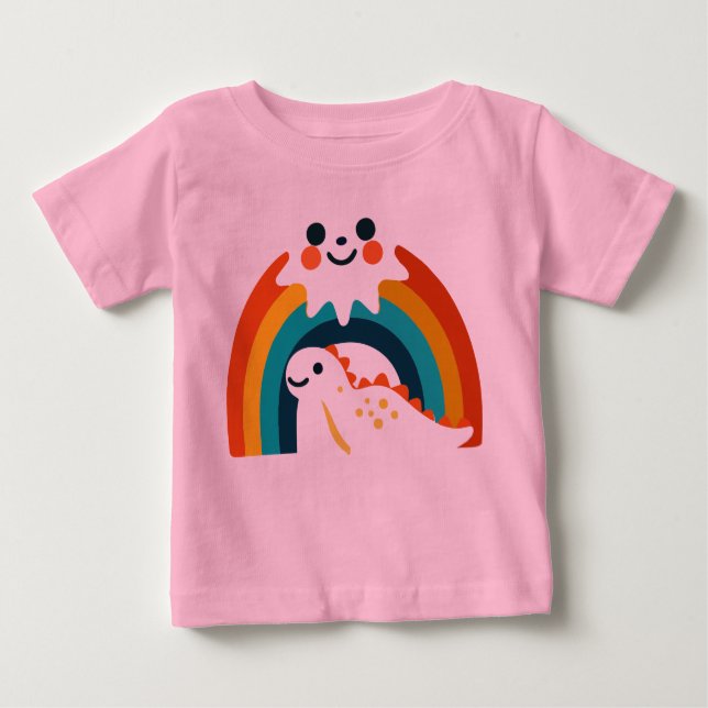 Camiseta Para Bebê Bebê (Frente)