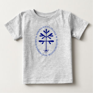 Camiseta Para Bebê Bebê/Bebê Roupa de bebê ou Teto, Vaplaina Azul Sól