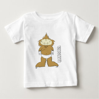 Camiseta Para Bebê bebê bigfoot