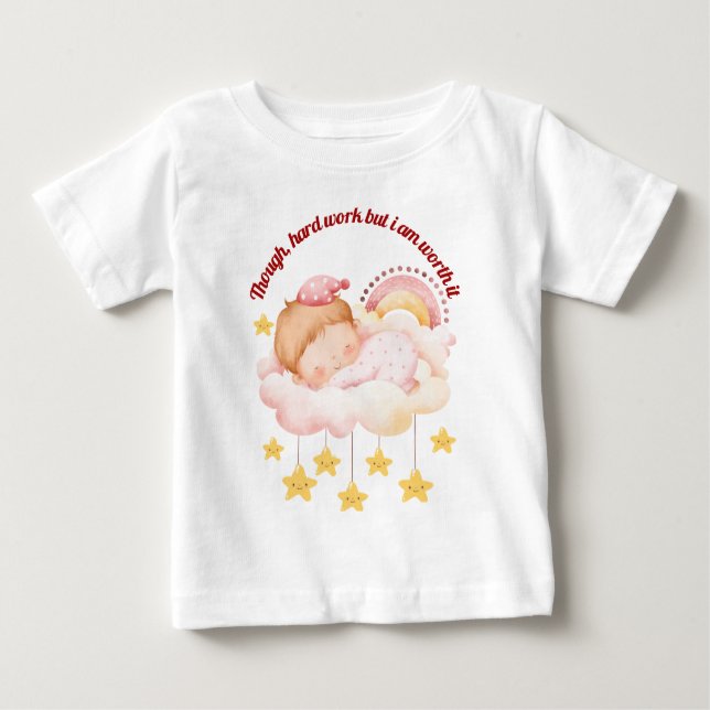 Camiseta Para Bebê Bebê bonito (Frente)