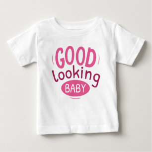Camiseta Para Bebê Bebê bonito