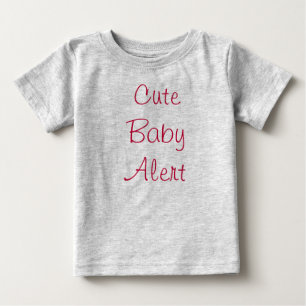 Camiseta Para Bebê Bebê bonito orgânico