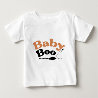 Camiseta Para Bebê "Bebê Boo Halloween T-Shirt - Teto Bebê Spooky