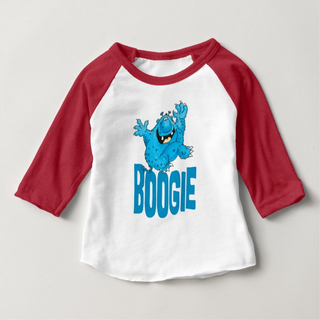 Camiseta Para Bebê Bebê boogie (Frente)