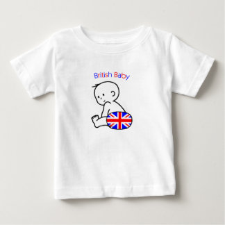 Camiseta Para Bebê Bebê britânico