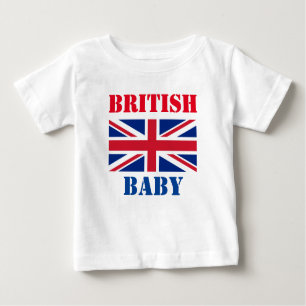 CAMISETA PARA BEBÊ BEBÊ BRITÂNICO