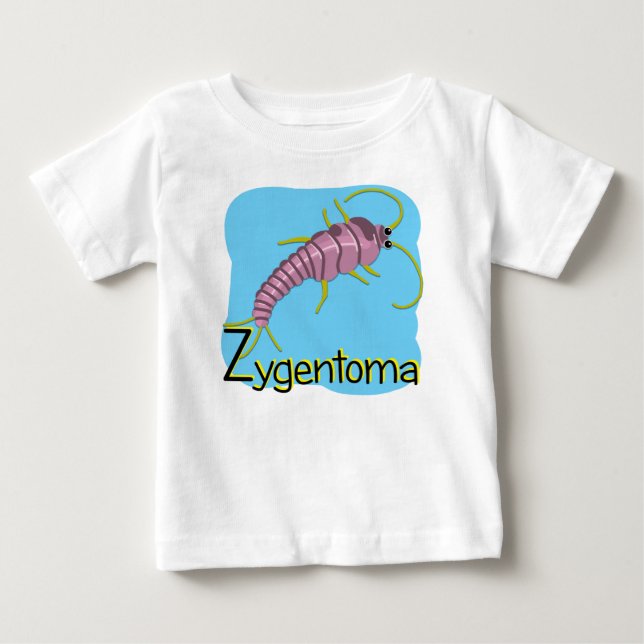 Camiseta Para Bebê Bebê Bug Z (Frente)