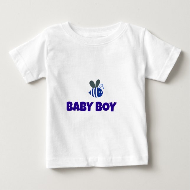 Camiseta Para Bebê Bebê Bumble Bee (Frente)