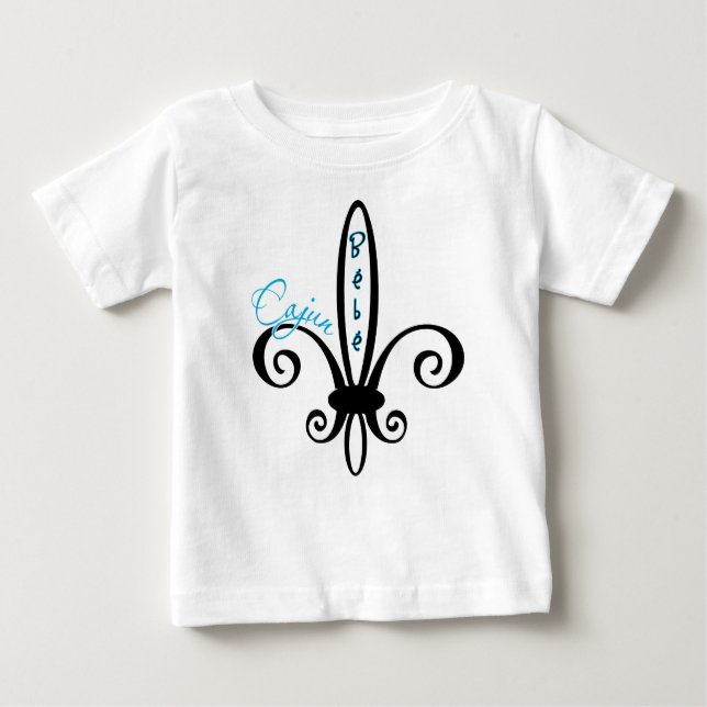 Camiseta Para Bebê Bebê Cajun (Frente)