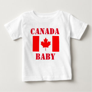 CAMISETA PARA BEBÊ BEBÊ CANADÁ
