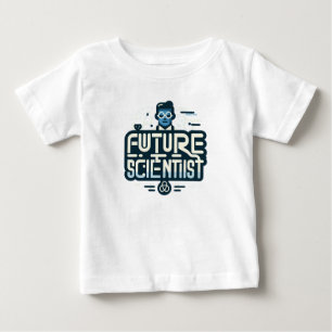 Camiseta Para Bebê bebê cientista futuro