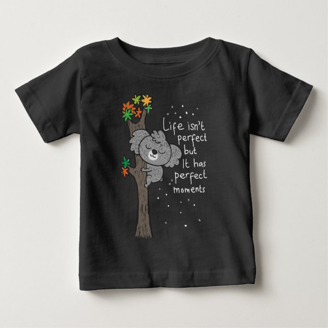 Camiseta Para Bebê Bebê coala (Frente)