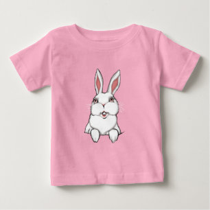 Camiseta Para Bebê Bebê coelho da Páscoa dá Páscoa para bebê