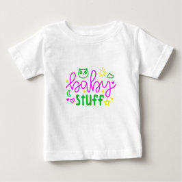 Camiseta Para Bebê Bebê Coisas