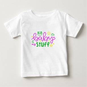Camiseta Para Bebê Bebê Coisas