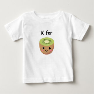 Camiseta Para Bebê Bebê com impressão Kiwi