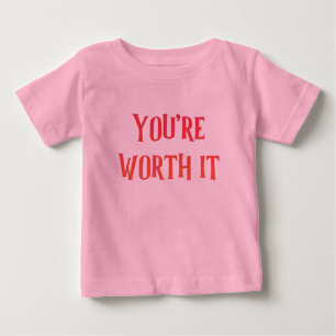 Camiseta Para Bebê Bebê cor-de-rosa amando um morango amor bonito