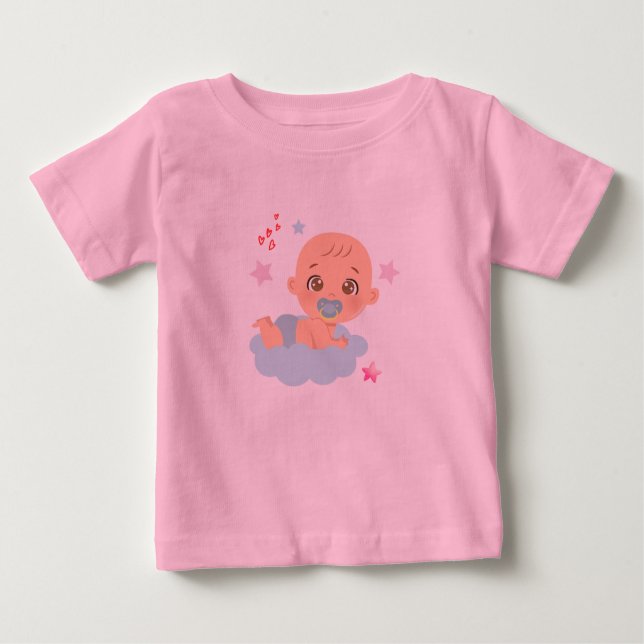 Camiseta Para Bebê Bebê Cothes Bodô (Frente)