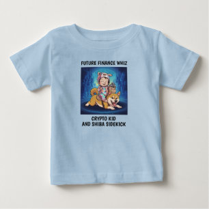 Camiseta Para Bebê Bebê Cripto