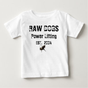 Camiseta Para Bebê Bebê CRU do CÃO por muito tempo - personalizado