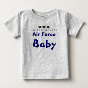 Camiseta Para Bebê Bebê da Força Aérea