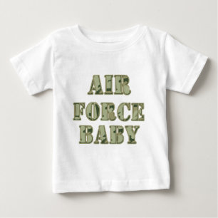 Camiseta Para Bebê Bebê da força aérea