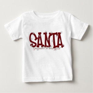 Camiseta Para Bebê bebê da promessa do papai noel
