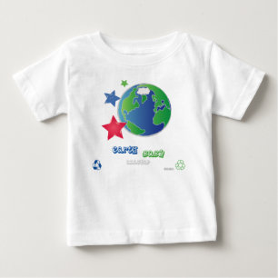 Camiseta Para Bebê bebê da terra