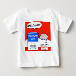 Camiseta Para Bebê Bebê de Cartoon Cristão Evangélico Limpo
