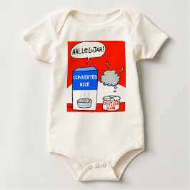 Camiseta Para Bebê Bebê de Cartoon Cristão Evangélico Limpo