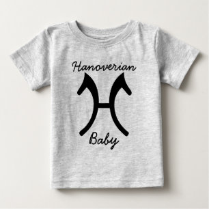 Camiseta Para Bebê Bebê de Hanoverian orgânico