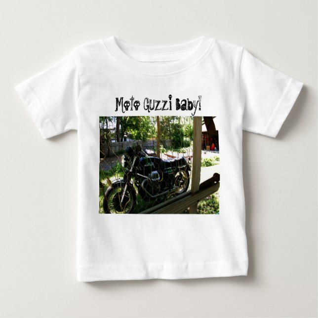 Camiseta Para Bebê Bebê de Moto Guzzi! (Frente)