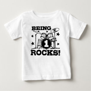 Camiseta Para Bebê Bebê de um ano
