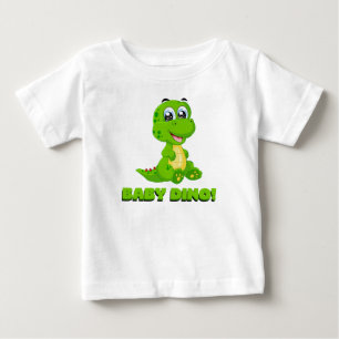 Camiseta Para Bebê Bebê dino