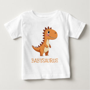 Camiseta Para Bebê Bebê Dinossauro Fofo Bebêsaurus