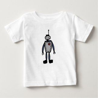 Camiseta Para Bebê Bebê do amor do robô ou romper do miúdo