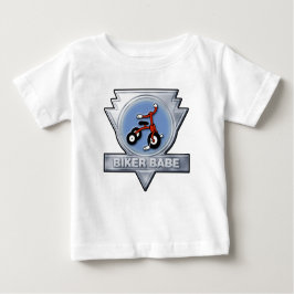 Camiseta Para Bebê Bebê do borracho do motociclista