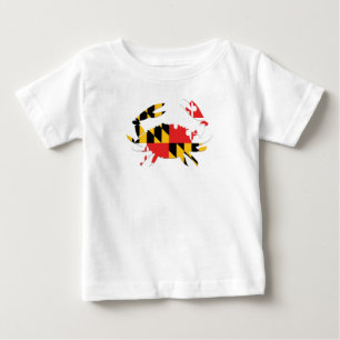 CAMISETA PARA BEBÊ BEBÊ DO CARANGUEJO DA DM