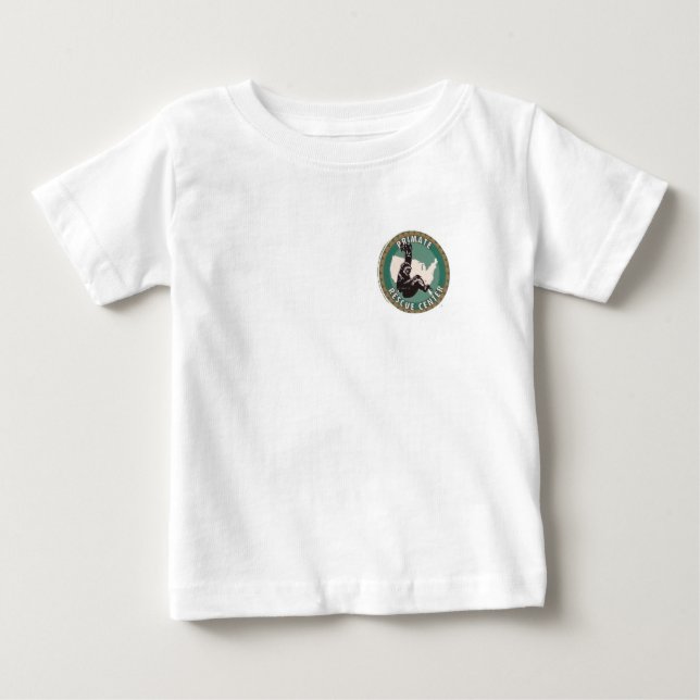 Camiseta Para Bebê bebê do salvamento do chimpanzé de Noelle 24 meses (Frente)