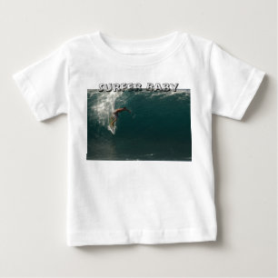 Camiseta Para Bebê Bebê do surfista