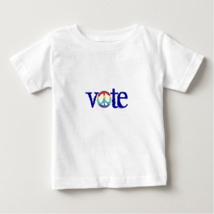 Camiseta Para Bebê Bebê do "voto" dos gráficos do Kat do karaté