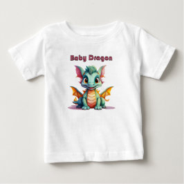 Camiseta Para Bebê Bebê Dragão Fofo – Camiseta de Fantasia Adorável 