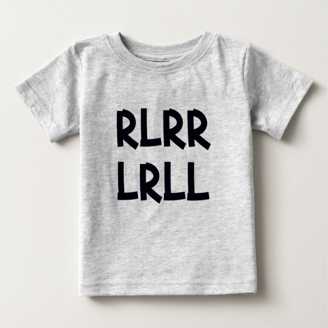 Camiseta Para Bebê Bebê Drummer - Paradiddle (Frente)