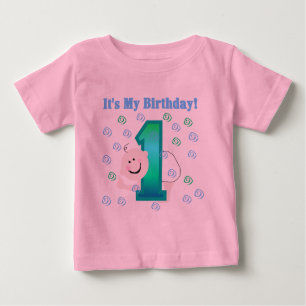 Camiseta Para Bebê Bebé é meu primeiro aniversario