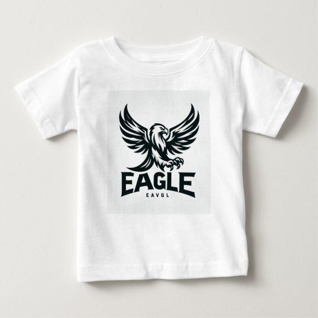 Camiseta Para Bebê Bebê Eagle Impressão Tshirt (Frente)